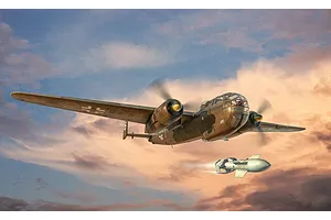 Italeri 1/72 DO 217 K-1/K-2 with FRITZ X Reconnaissance Bomber Scaled Plastic Model Kit image 125516