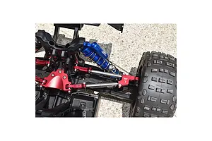 GPM 1/5 Kraton Red Aluminium Rear Adjustable Piggyback Shocks 2Pcs image 3