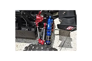 GPM 1/5 Kraton Red Aluminium Rear Adjustable Piggyback Shocks 2Pcs image 4