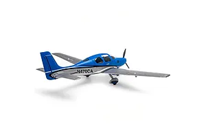 E-Flite RC Plane UMX Cirrus SR22T 730mm 3D Aerobatic BNF Basic with AS3X and Safe Select Technology - Blue/White G7 “Platinum” image 125789