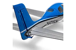 E-Flite RC Plane UMX Cirrus SR22T 730mm 3D Aerobatic BNF Basic with AS3X and Safe Select Technology - Blue/White G7 “Platinum” image 125793