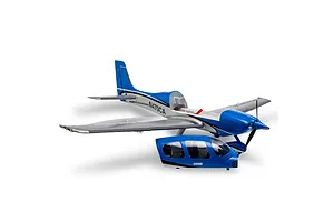 E-Flite RC Plane UMX Cirrus SR22T 730mm 3D Aerobatic BNF Basic with AS3X and Safe Select Technology - Blue/White G7 “Platinum” image 125798