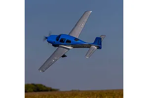 E-Flite RC Plane UMX Cirrus SR22T 730mm 3D Aerobatic BNF Basic with AS3X and Safe Select Technology - Blue/White G7 “Platinum” image 125801