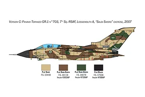 Italeri 1/48 Tornado GR.1/IDS Gulf War Fighter Jet Scaled Plastic Model Kit image 126305