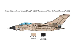 Italeri 1/48 Tornado GR.1/IDS Gulf War Fighter Jet Scaled Plastic Model Kit image 126307