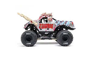 Losi Mini LMT Zombie Monster Jam 2S 4X4 RC Monster Truck Electric 4WD 1/18 Scale RTR - Red image 126361