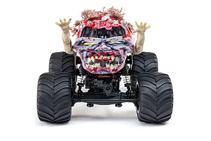 Losi Mini LMT Zombie Monster Jam 2S 4X4 RC Monster Truck Electric 4WD 1/18 Scale RTR - Red image 126362