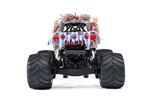 Losi Mini LMT Zombie Monster Jam 2S 4X4 RC Monster Truck Electric 4WD 1/18 Scale RTR - Red image 126363