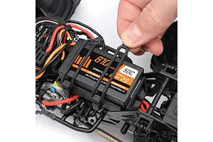 Losi Mini LMT Zombie Monster Jam 2S 4X4 RC Monster Truck Electric 4WD 1/18 Scale RTR - Red image 126368