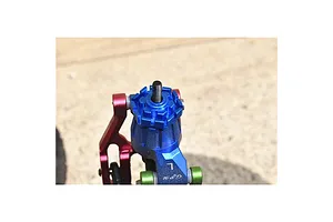 GPM Blue Aluminium 17mm Wheel Hex +2mm Adapter 2Pcs w/ Pins image 126440