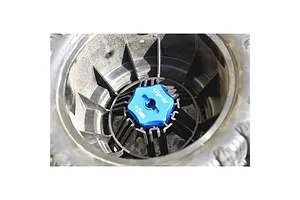 GPM Blue Aluminium 17mm Wheel Hex +2mm Adapter 2Pcs w/ Pins image 126442