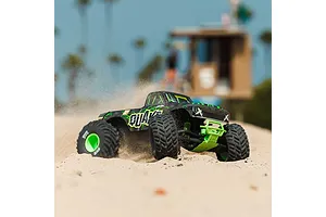 ARRMA Quake 223S BLX DSC RC Monster Truck Electric Brushless 1/10 Scale RTR - Green image 126609