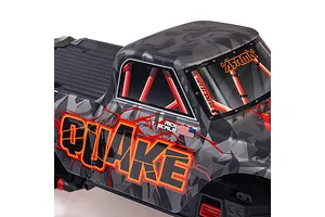 ARRMA Quake 223S BLX DSC RC Monster Truck Electric Brushless 1/10 Scale RTR - Red image 126626