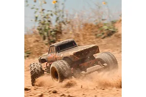 ARRMA Quake 223S BLX DSC RC Monster Truck Electric Brushless 1/10 Scale RTR - Red image 126630