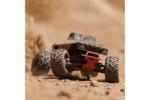 ARRMA Quake 223S BLX DSC RC Monster Truck Electric Brushless 1/10 Scale RTR - Red image 126632