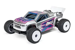 Losi Micro-T RC Stadium Truck Electric 2WD 1/28 Scale RTR - Silver image 126675