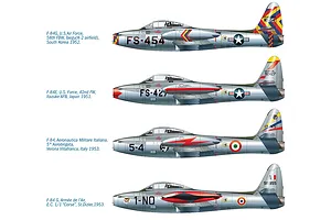Italeri 1/72 F-84G Thunderjet Bomber Scaled Plastic Model Kit image 126721