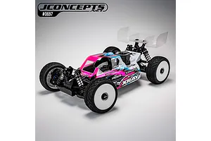 JConcepts 1/8 S15 XB8 Unpainted Body Shell - Clear image 126783