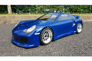 HPI 1/10 Porsche 911 Turbo Unpainted Body Shell - Clear image 126799