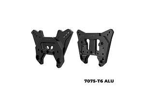 GPM Aluminium Front &amp; Rear Shock Towers 2Pcs - Black