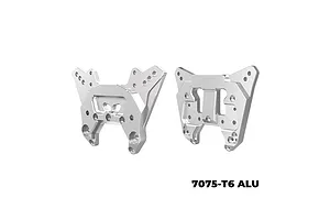 GPM Aluminium Front &amp; Rear Shock Towers 2Pcs - Silver