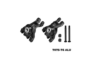 GPM Aluminium Rear Hubs with Oversized Bearings 2Pcs - Black