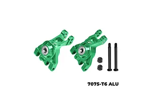 GPM Aluminium Rear Hubs with Oversized Bearings 2Pcs - Green