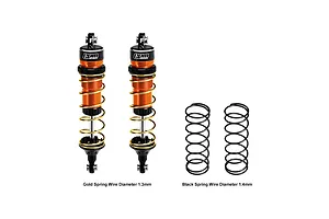 GPM Aluminium 104mm Front Adjustable Shocks 2Pcs - Orange