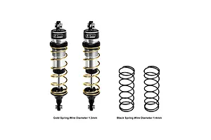 GPM Aluminium 104mm Front Adjustable Shocks 2Pcs - Silver