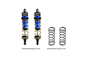 GPM Aluminium 104mm Rear Adjustable Shocks 2Pcs - Blue