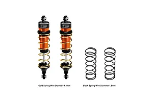 GPM Aluminium 104mm Rear Adjustable Shocks 2Pcs - Orange