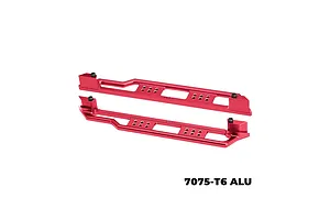 GPM Aluminium Chassis Nerf Bars 2Pcs - Red