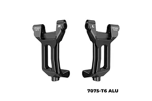 GPM Aluminium Front Hub Carriers (C-Hubs) 2Pcs - Black
