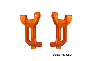 GPM Aluminium Front Hub Carriers (C-Hubs) 2Pcs - Orange