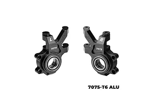 GPM Aluminium Front Oversized Steering Hubs 2Pcs - Black