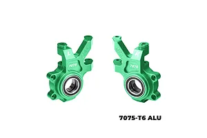 GPM Aluminium Front Oversized Steering Hubs 2Pcs - Green