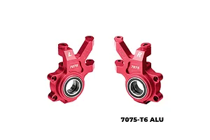 GPM Aluminium Front Oversized Steering Hubs 2Pcs - Red