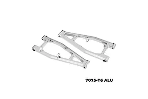GPM Aluminium Front Upper Suspension Arms 2Pcs - Silver
