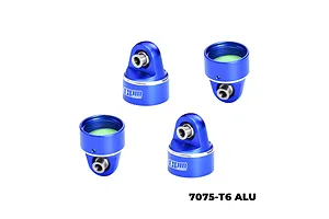 GPM Aluminium Shock Top Caps 2Pcs - Blue