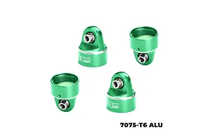 GPM Aluminium Shock Top Caps 2Pcs - Green