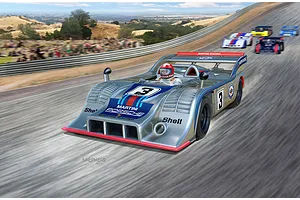 Revell 1/32 Porsche 917 CanAm Race Car Scaled Plastic Model Kit image 127140