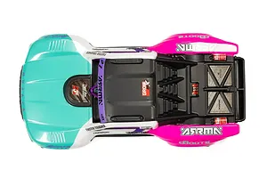 ARRMA Mojave Grom 223S BLX RC Short Course Truck Electric Brushless 4WD 1/16 Scale RTR - Teal/Pink image 127224