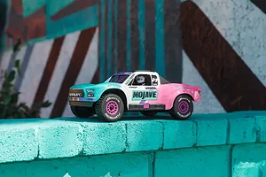 ARRMA Mojave Grom 223S BLX RC Short Course Truck Electric Brushless 4WD 1/16 Scale RTR - Teal/Pink image 127228