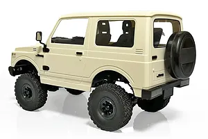 WPL C74 Suzuki Jimny JA11 1995 RC Rock Crawler Electric 4WD 1/10 Scale RTR - White/Cream image 127372