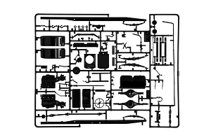 Italeri 1/24 Opel Blitz Fire Truck Scaled Plastic Model Kit image 127387