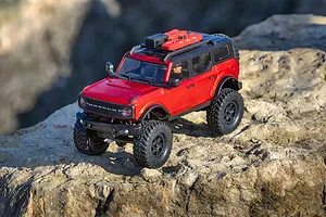 Axial SCX24 2021 Ford Bronco RC Rock Crawler Electric 4WD 1/24 Scale RTR - Red image 127580