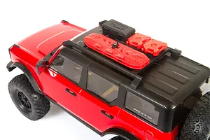 Axial SCX24 2021 Ford Bronco RC Rock Crawler Electric 4WD 1/24 Scale RTR - Red image 127585