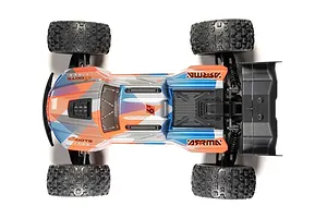 ARRMA Kraton 6S V6 BLX RC Truggy Electric Brushless 4WD 1/8 Scale RTR - Blue/Orange image 127608