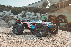 ARRMA Kraton 6S V6 BLX RC Truggy Electric Brushless 4WD 1/8 Scale RTR - Blue/Orange image 127614