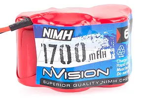 nVision 6V 1700mAh Hump Soft Case NiMH Battery image 12782
